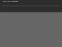 Tablet Screenshot of hispanusainc.com